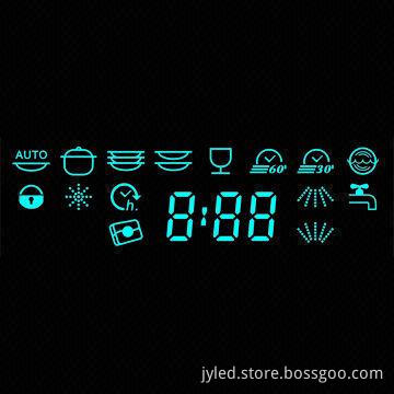 Dishwasher/LED Text Display, Customized Colors are Accepted